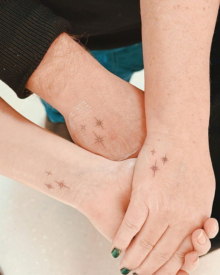 3. A matching sparkle tattoo 