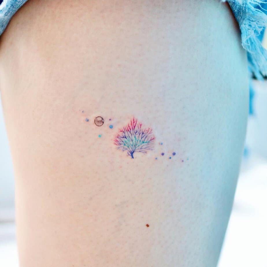 23 Must See Coral Tattoos That Will Make Every Ocean Lover Swoon 